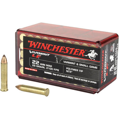 Winchester Rimfire Ammo LF .22 Magnum (WMR) 25 Gra