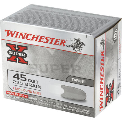 Winchester Ammo Super-X 45 Colt (LC) 255 Grain LRN