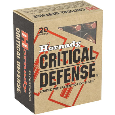 Hornady Ammo Critical Defense 45 ACP 185 Grain 20
