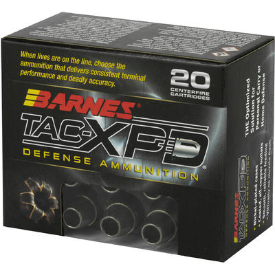 Barnes Ammo TAC-XPD 40 S&W 140 Grain TAC-XP 20