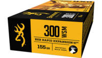 Browning Ammo BXR Rapid Expansion 300 WSM 155 Grai