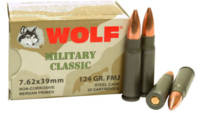 Wolf Ammo Military Classic 223 Remington SP 55 Gra