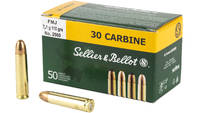 Sellier & Bellot 30 Carbine 110 Grain FMJ 50 R